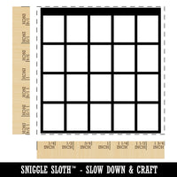 Guitar Chord Blank Square Rubber Stamp for Stamping Crafting