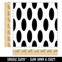 Abstract Oval Pattern Background Square Rubber Stamp for Stamping Crafting