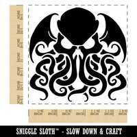 Cthulhu Eldritch Horror Square Rubber Stamp for Stamping Crafting