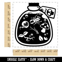 Witch Brew Poison Potion Halloween Square Rubber Stamp for Stamping Crafting