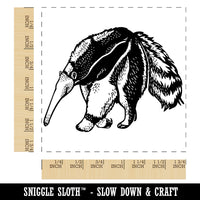 Giant Anteater Square Rubber Stamp for Stamping Crafting