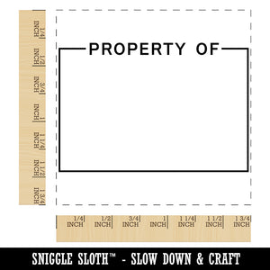 Simple Property of Label Square Rubber Stamp for Stamping Crafting