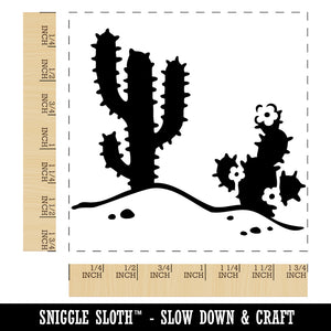 Saguaro Cactus Succulent Desert Southwest Square Rubber Stamp for Stamping Crafting