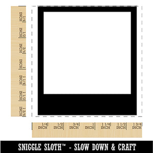 Picture Photo Frame Square Rubber Stamp for Stamping Crafting