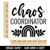 Chaos Coordinator Rainbow Square Rubber Stamp for Stamping Crafting