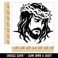 Jesus Christ Religious Christian Cross God Square Rubber Stamp for Stamping Crafting