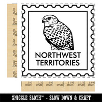 Northwest Territories Canada Destination Travel Square Rubber Stamp for Stamping Crafting