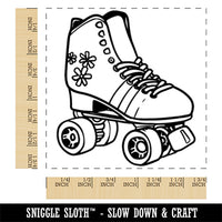 Roller Skates Sports Skating Square Rubber Stamp for Stamping Crafting