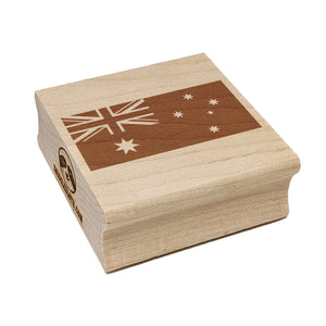 Australia Flag Square Rubber Stamp for Stamping Crafting
