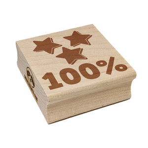 Bravo with Stars Teacher Motivation Square Rubber Stamp for Stamping Crafting