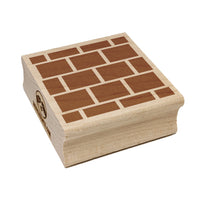 Brick Wall Rectangle Pattern Background Square Rubber Stamp for Stamping Crafting