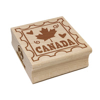 Canada Passport Travel Square Rubber Stamp for Stamping Crafting