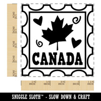 Canada Passport Travel Square Rubber Stamp for Stamping Crafting