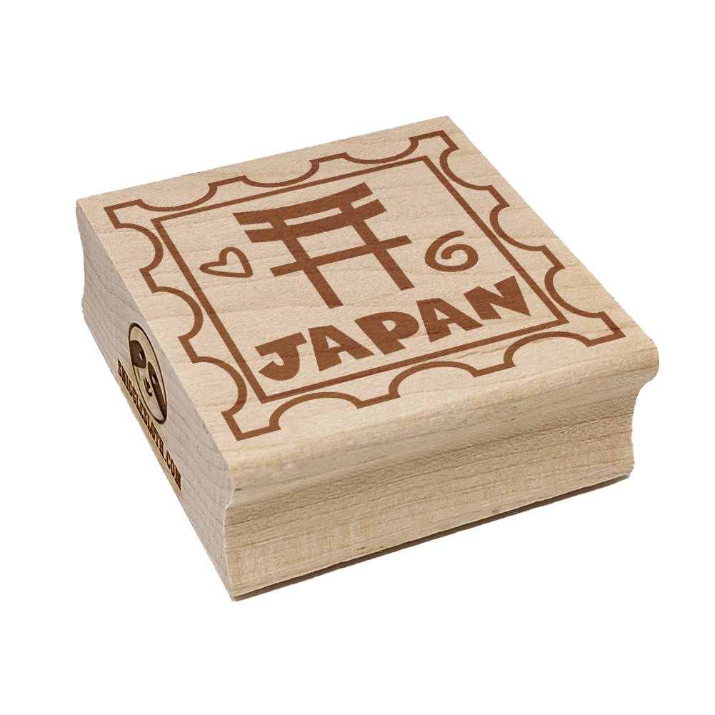 Japan Passport Travel Square Rubber Stamp for Stamping Crafting
