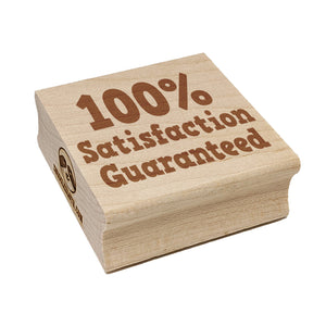 100 Percent Satisfaction Guaranteed Square Rubber Stamp for Stamping Crafting