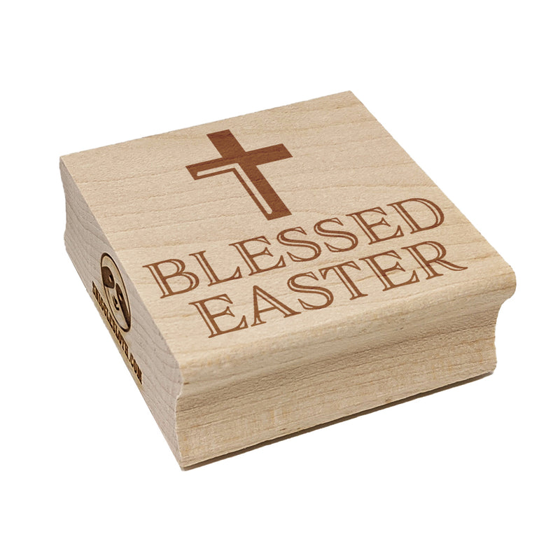 Blessed Easter Square Rubber Stamp for Stamping Crafting