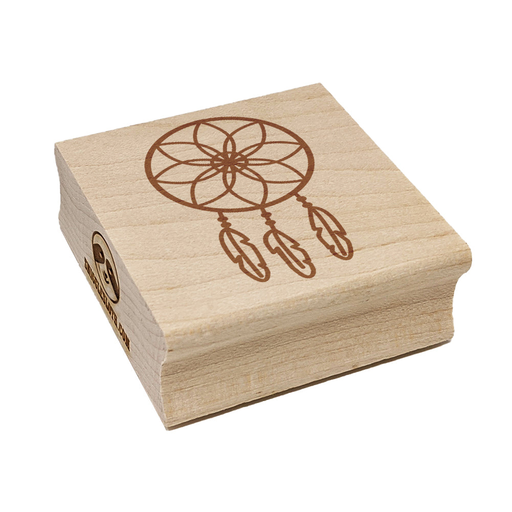 Dream Catcher Square Rubber Stamp for Stamping Crafting