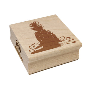 Pineapple Abstract Sketch Square Rubber Stamp for Stamping Crafting