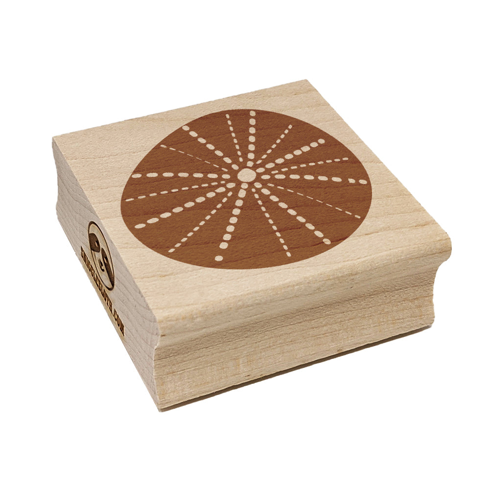 Sea Urchin Fun Square Rubber Stamp for Stamping Crafting