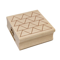 Triangle Background Square Rubber Stamp for Stamping Crafting