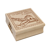 Great Wall of China Destination Travel Square Rubber Stamp for Stamping Crafting