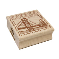 San Francisco California Destination Travel Square Rubber Stamp for Stamping Crafting