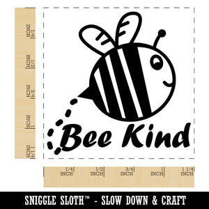 Be Kind Bumble Bee Kindness Square Rubber Stamp for Stamping Crafting