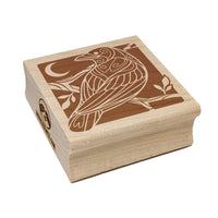 Runic Tribal Rune Raven Square Rubber Stamp for Stamping Crafting