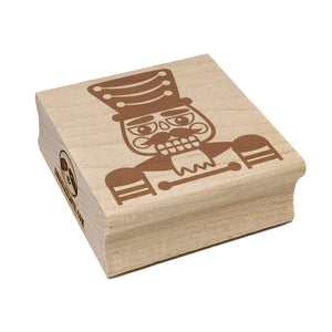 Nutcracker Christmas Square Rubber Stamp for Stamping Crafting