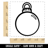 Ornament Blank Christmas Square Rubber Stamp for Stamping Crafting