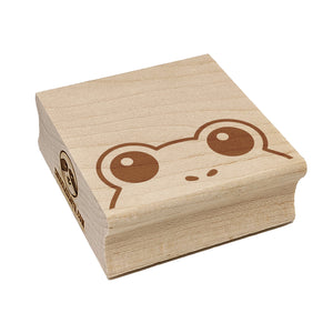 Peeking Frog Square Rubber Stamp for Stamping Crafting