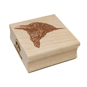 Realistic Crow Head Square Rubber Stamp for Stamping Crafting