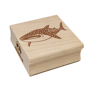 Spotted Whale Shark Square Rubber Stamp for Stamping Crafting