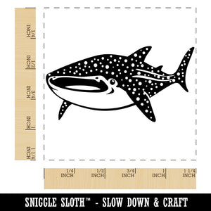 Spotted Whale Shark Square Rubber Stamp for Stamping Crafting