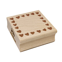 Cute Sweet Hearts Border Square Rubber Stamp for Stamping Crafting