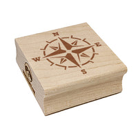 Vintage Nautical Compass Rose Square Rubber Stamp for Stamping Crafting
