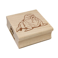 Chubby Pacific Walrus Square Rubber Stamp for Stamping Crafting