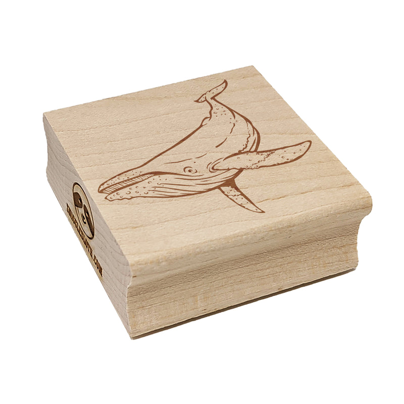 Humpback Whale Square Rubber Stamp for Stamping Crafting