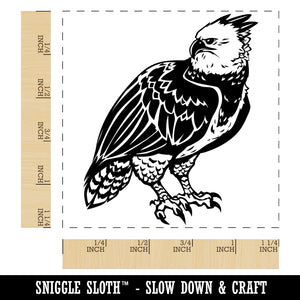 Magnificent Harpy Eagle Square Rubber Stamp for Stamping Crafting