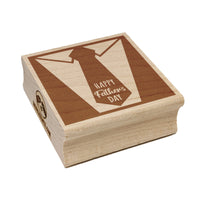 Happy Father's Day Suit and Tie Square Rubber Stamp for Stamping Crafting