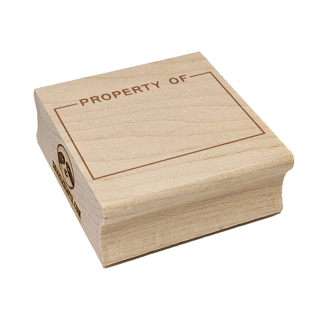 Simple Property of Label Square Rubber Stamp for Stamping Crafting