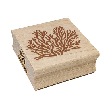 Coral Reef Ocean Square Rubber Stamp for Stamping Crafting