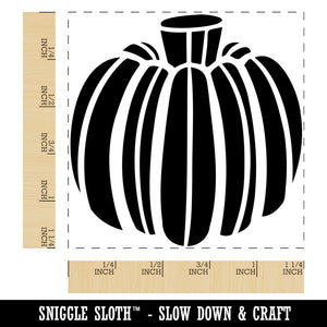 Fall Autumn Pumpkin Square Rubber Stamp for Stamping Crafting