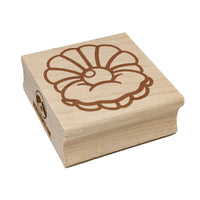 Pearl in Shell Square Rubber Stamp for Stamping Crafting