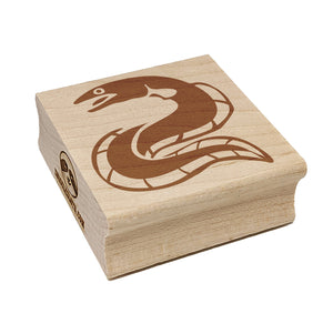 Eel Conger Long Fish Square Rubber Stamp for Stamping Crafting