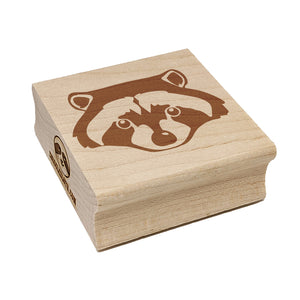 Raccoon Trash Panda Head Square Rubber Stamp for Stamping Crafting