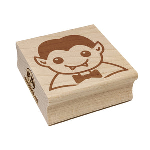 Peeking Dracula Halloween Square Rubber Stamp for Stamping Crafting