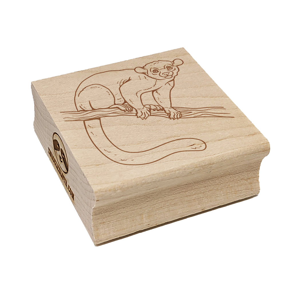 Kinkajou Honey Bear Square Rubber Stamp for Stamping Crafting