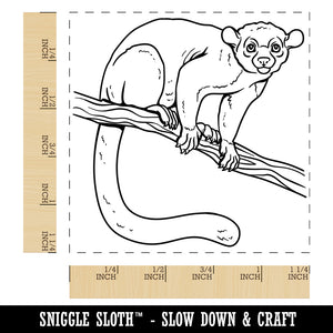 Kinkajou Honey Bear Square Rubber Stamp for Stamping Crafting