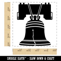 Liberty Bell Philadelphia Landmark United States of America Square Rubber Stamp for Stamping Crafting